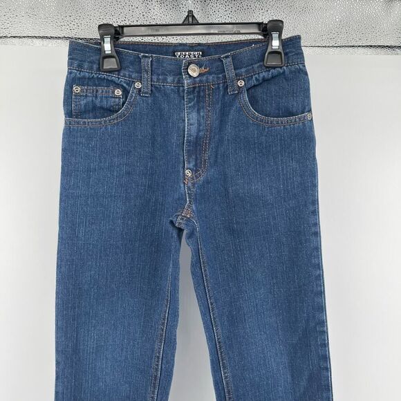 French Toast Denim Boy’s Straight Leg Dark Wash Jeans Size 8 - Picture 3 of 11